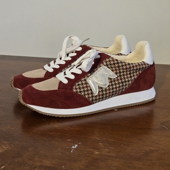 Birdies Shoes - Birdies Size 8.5 Women's Roadrunner Sneaker Primary Plaid